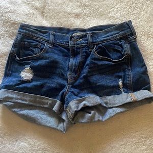 Old navy mom jean style shorts size 0